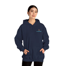 Load image into Gallery viewer, LivingWorks "Questions about suicide?" HELPER hoodie