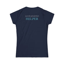 Load image into Gallery viewer, LivingWorks suicide prevention HELPER women's tee